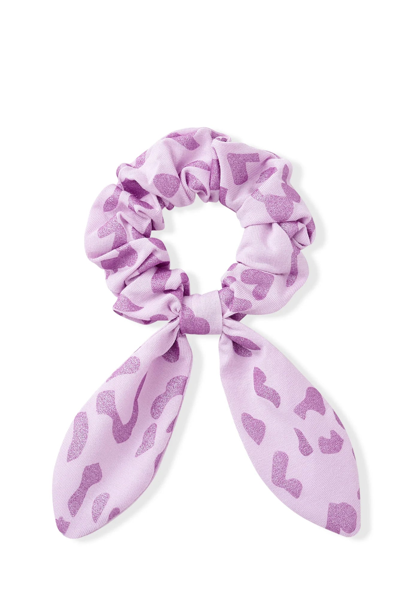 Scrunchie in Thistle Leopard Secondary image