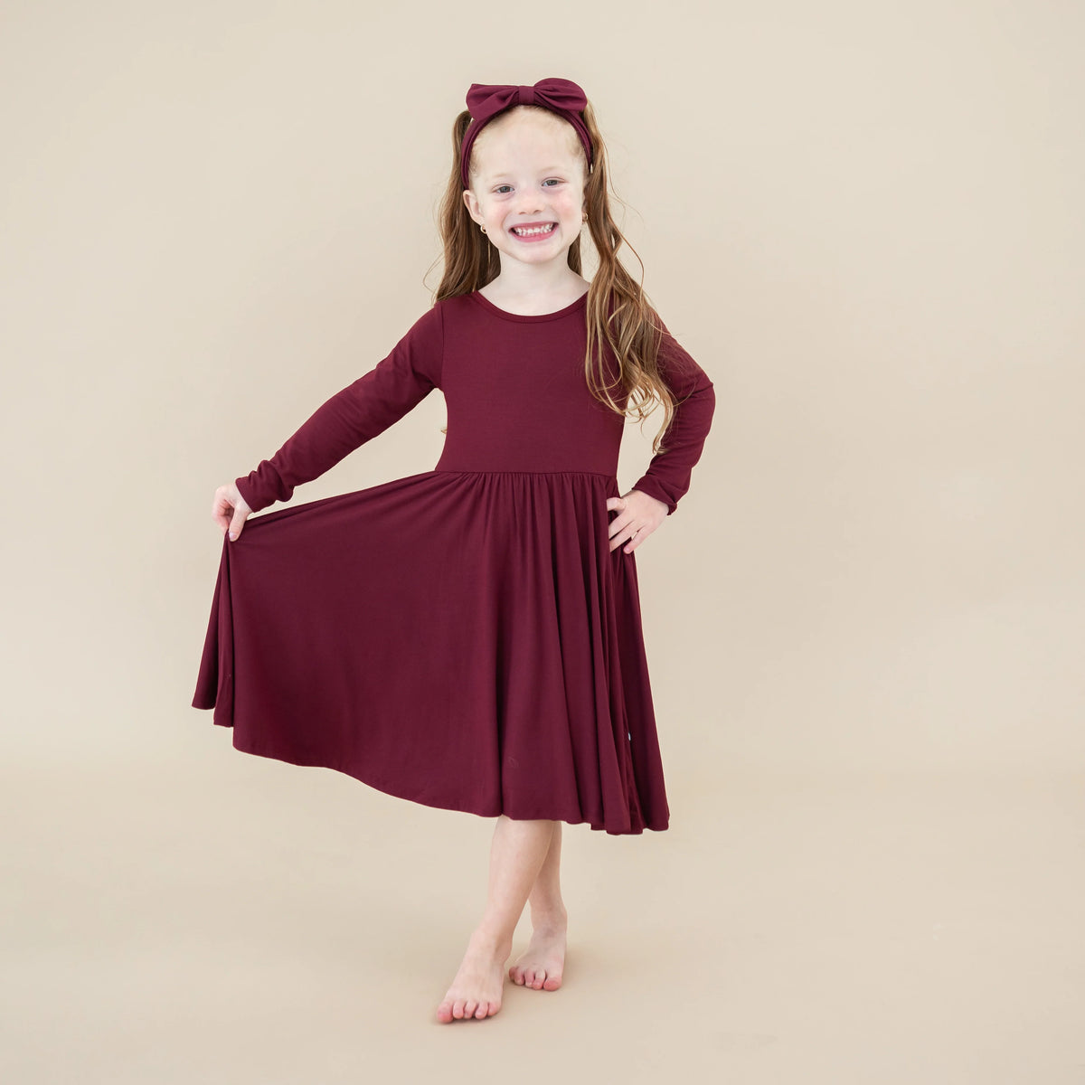 Long Sleeve Twirl Dress Main image