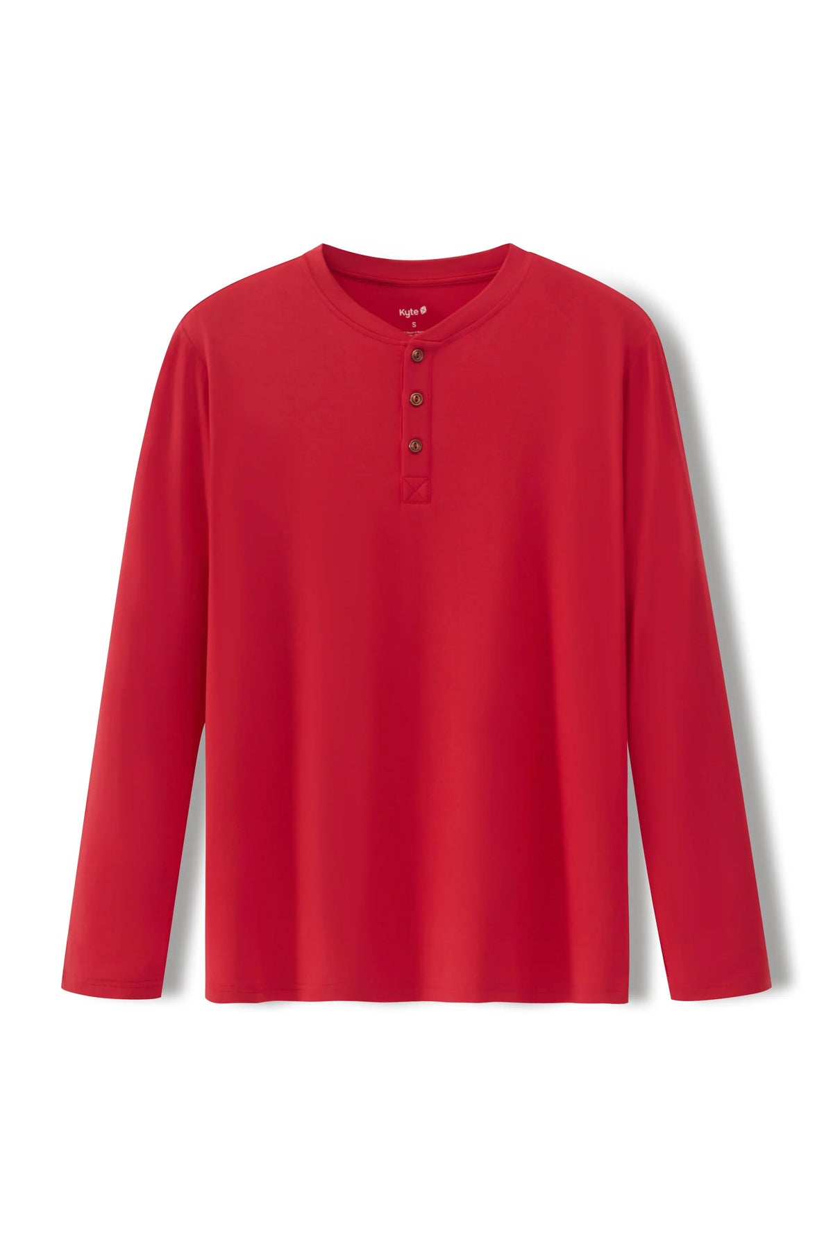 Men's Long Sleeve Henley Top