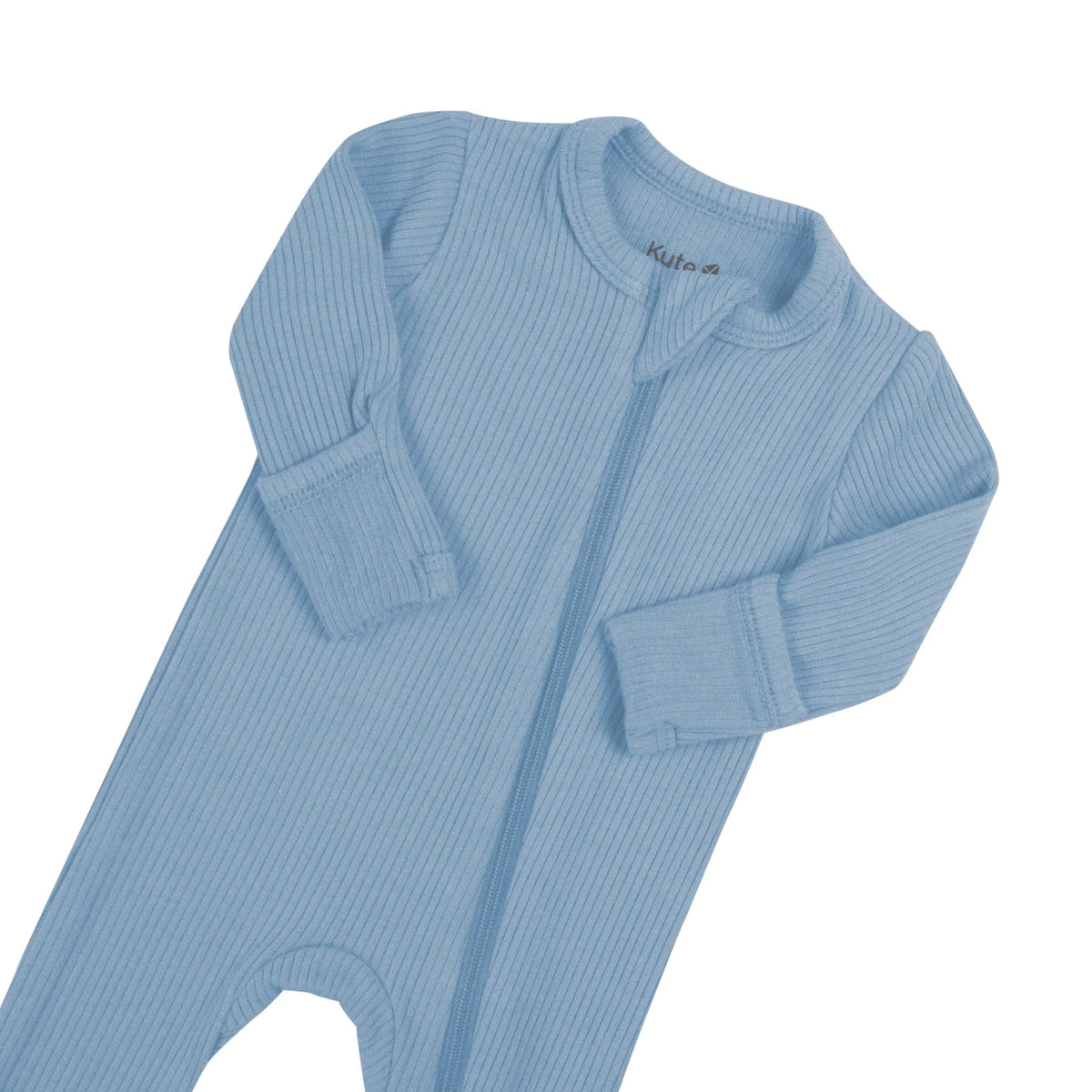 Ribbed Zipper Footie