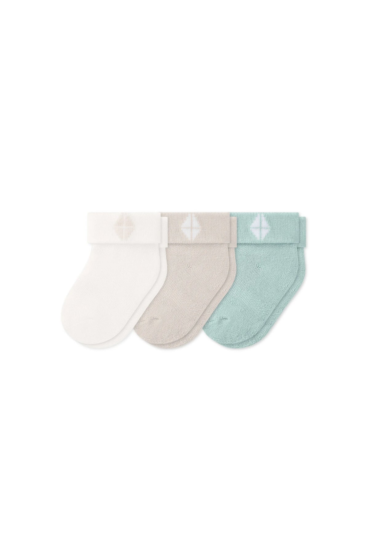 Baby 3-Pack Socks in Neutral Main image
