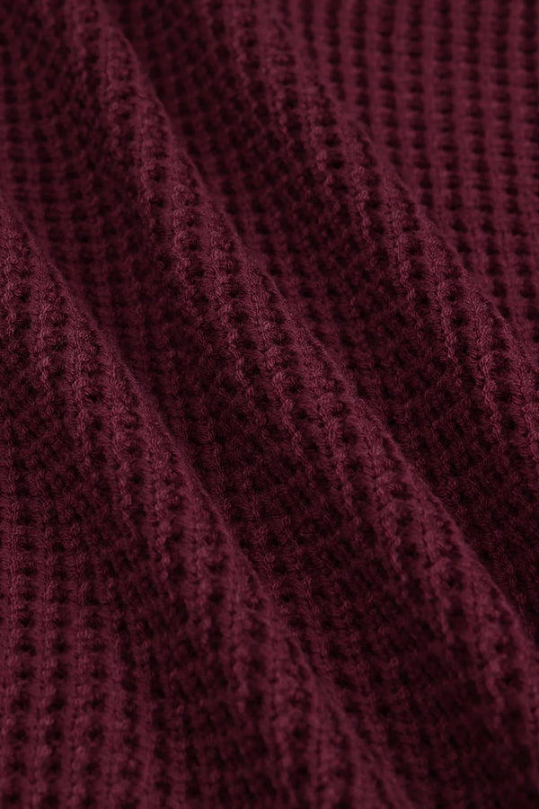 Chunky Knit Women's Waffle Cardigan