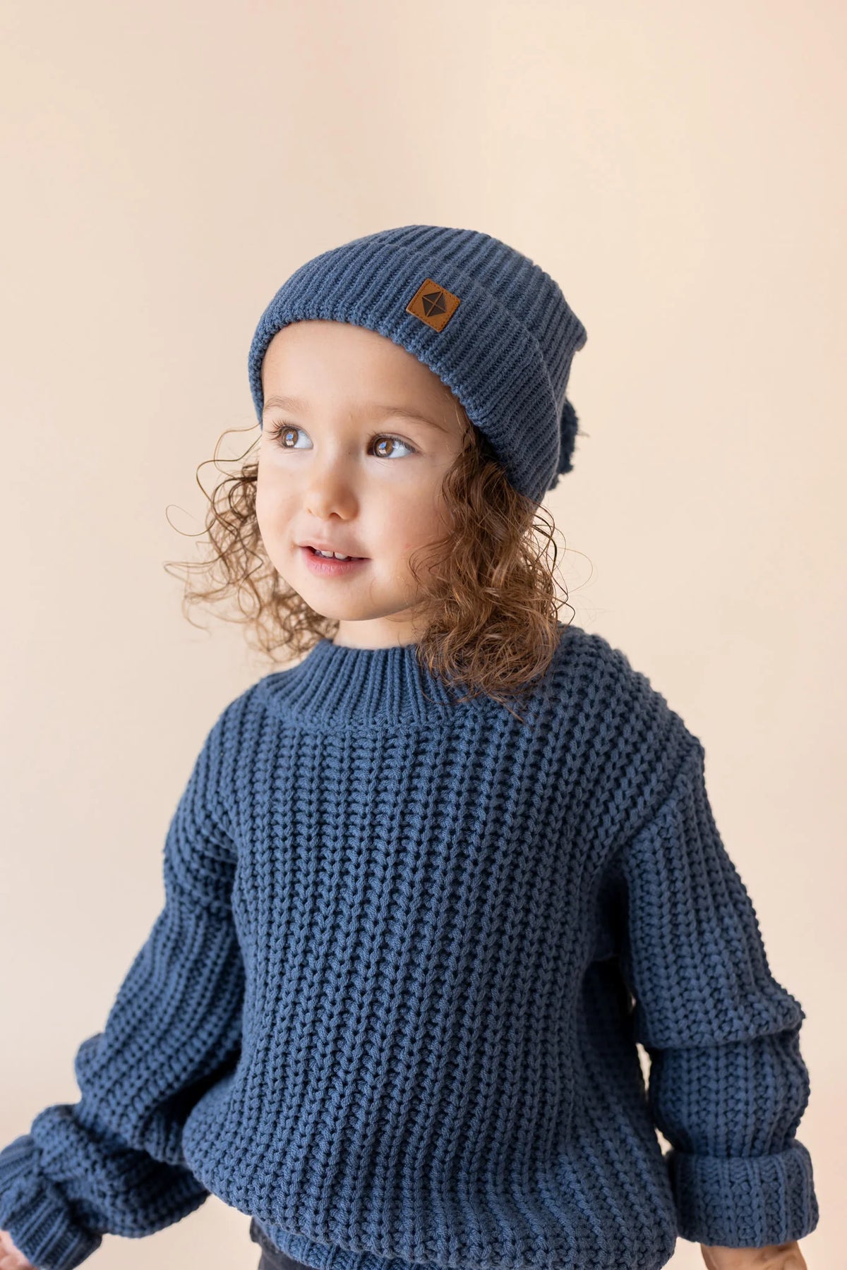 Chunky Knit Pom Beanie