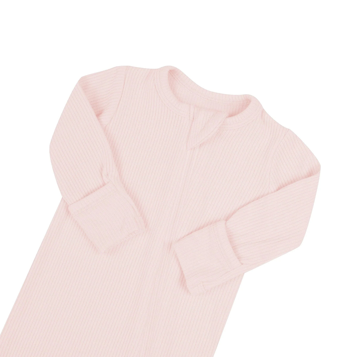 Ribbed Zipper Footie