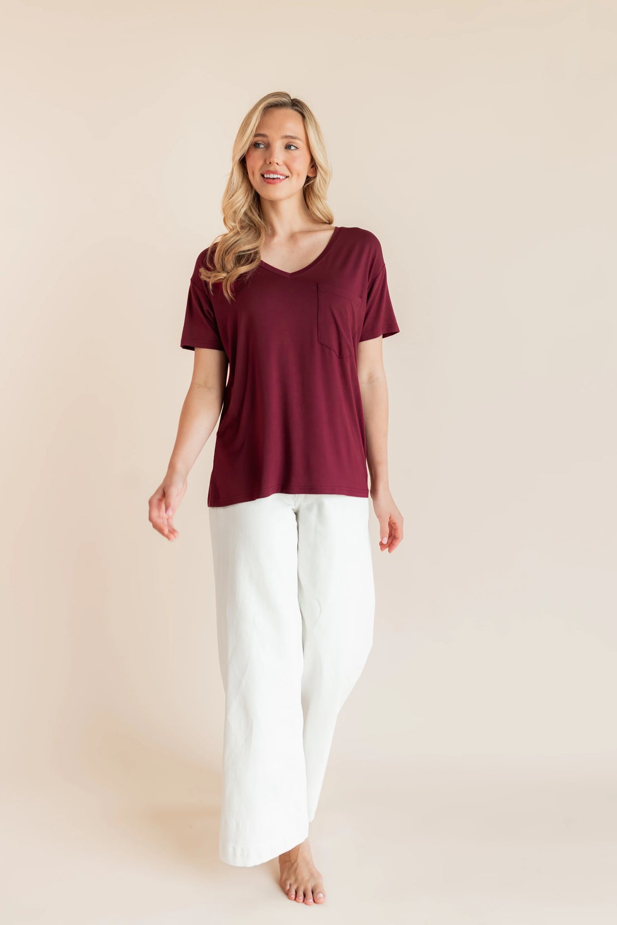 Women's Oversized V-Neck Tee Main image