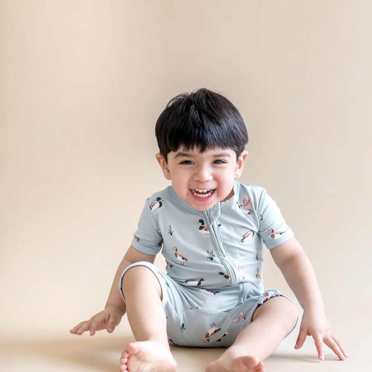 Zipper Shortall Romper