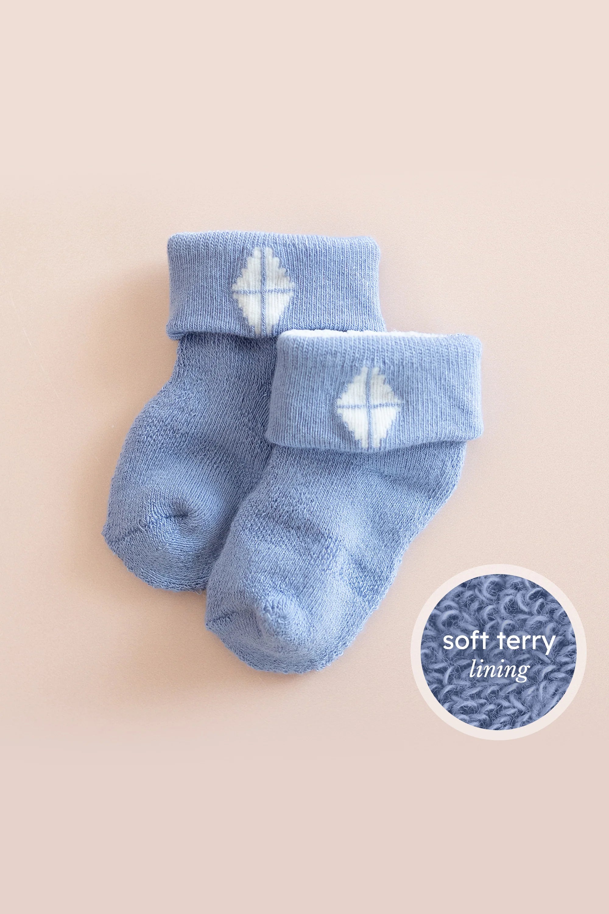 Baby 3-Pack Socks in Petal Secondary image