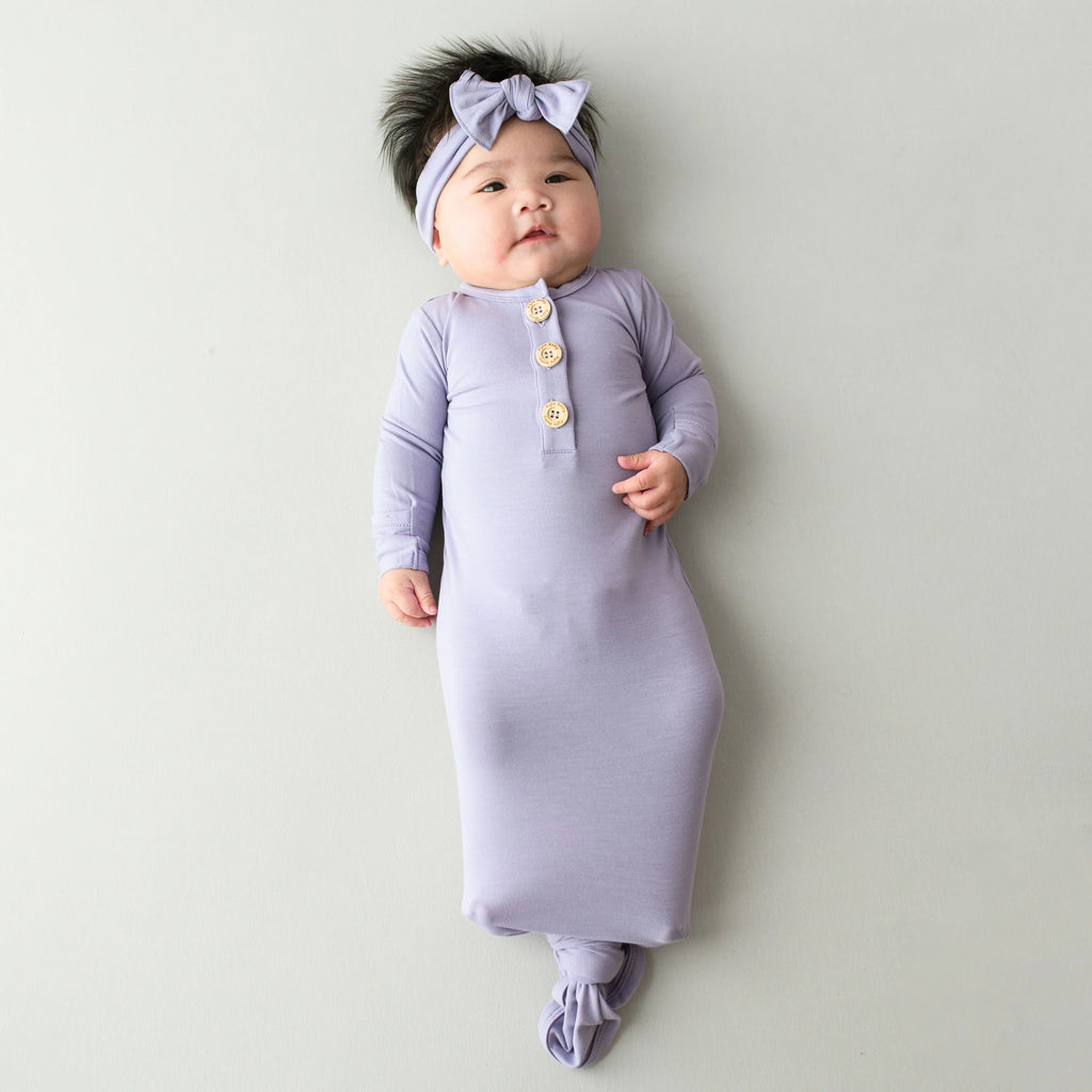 Knotted Day Gown with Bow Set