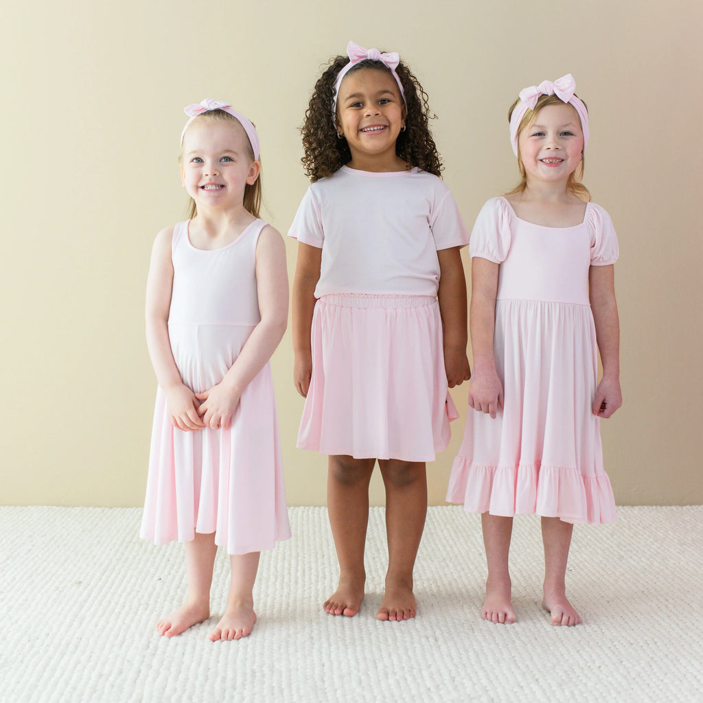 Puff Sleeve Twirl Dress