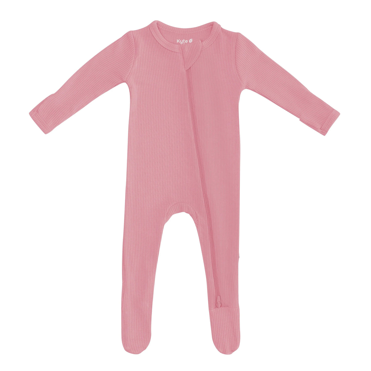 Ribbed Zipper Footie