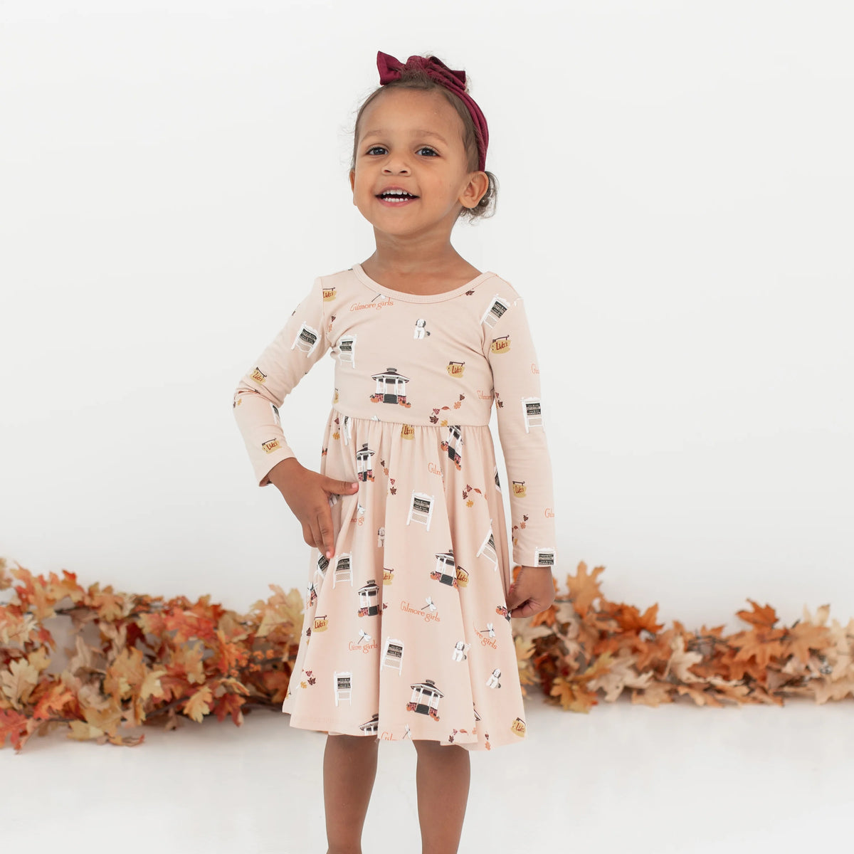 Long Sleeve Twirl Dress