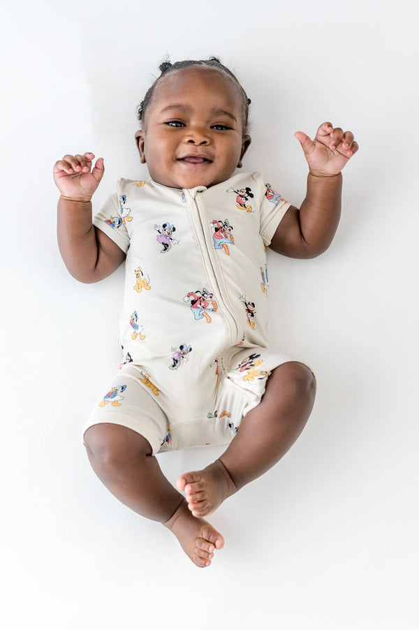 Zipper Shortall Romper