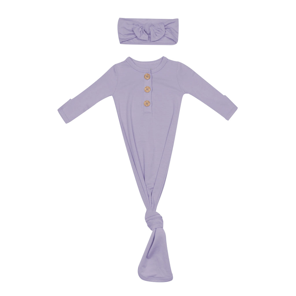 Knotted Day Gown with Bow Set