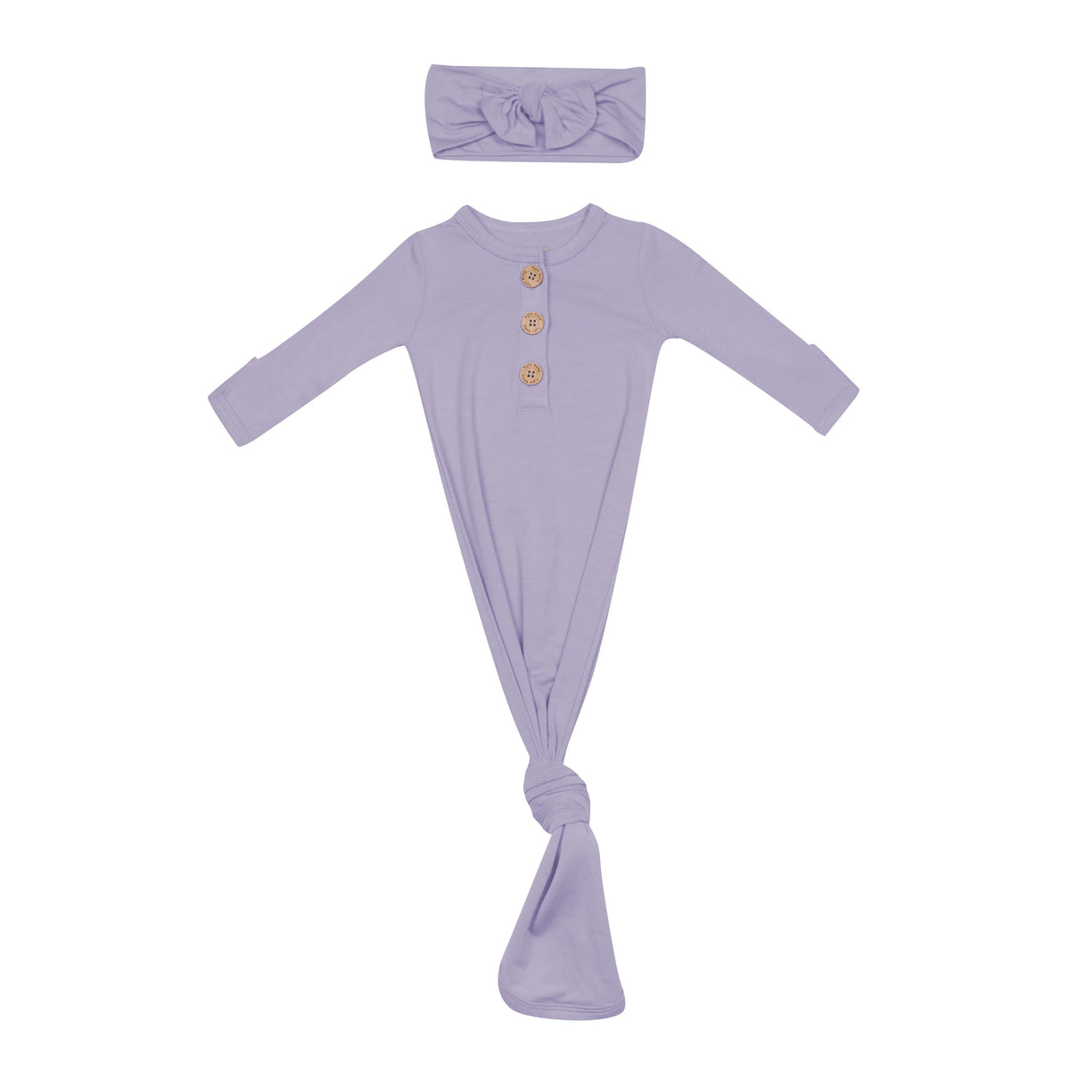Knotted Day Gown with Bow Set