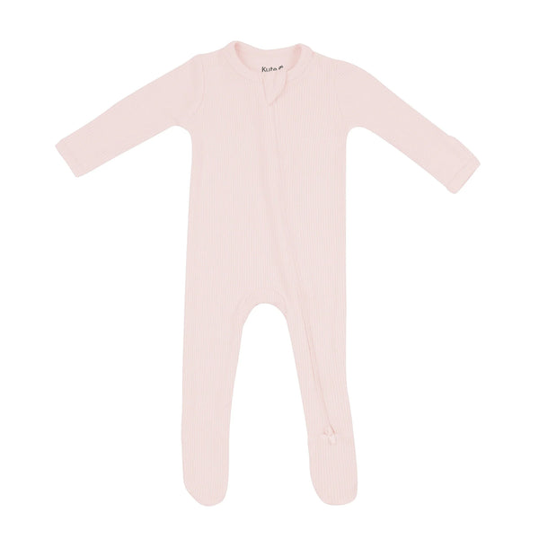 Ribbed Zipper Footie