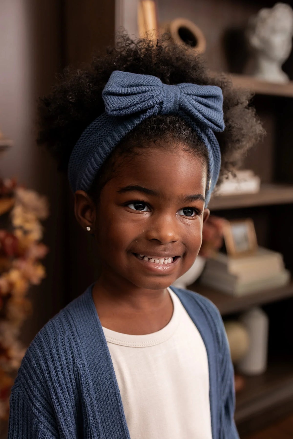 Chunky Knit Bow Headband