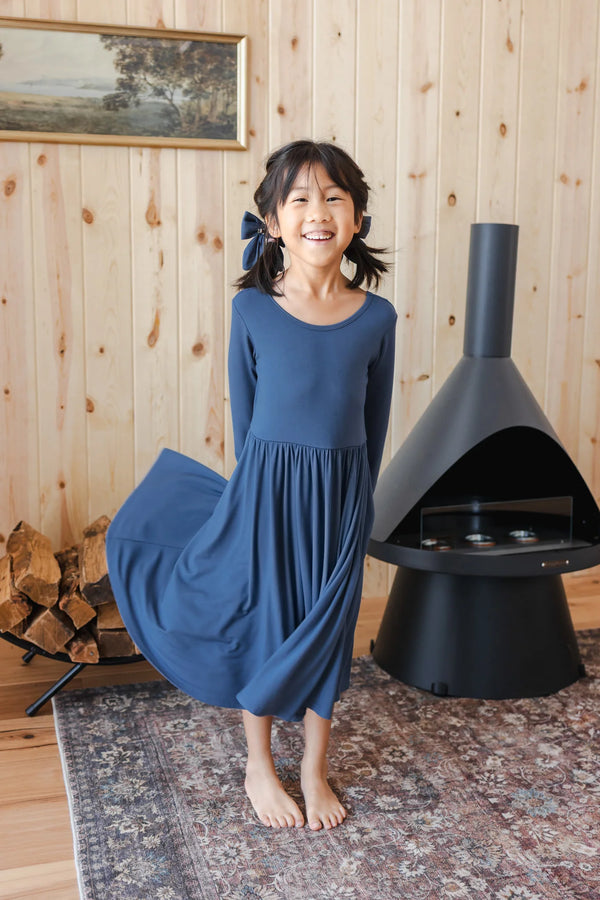 Long Sleeve Twirl Dress