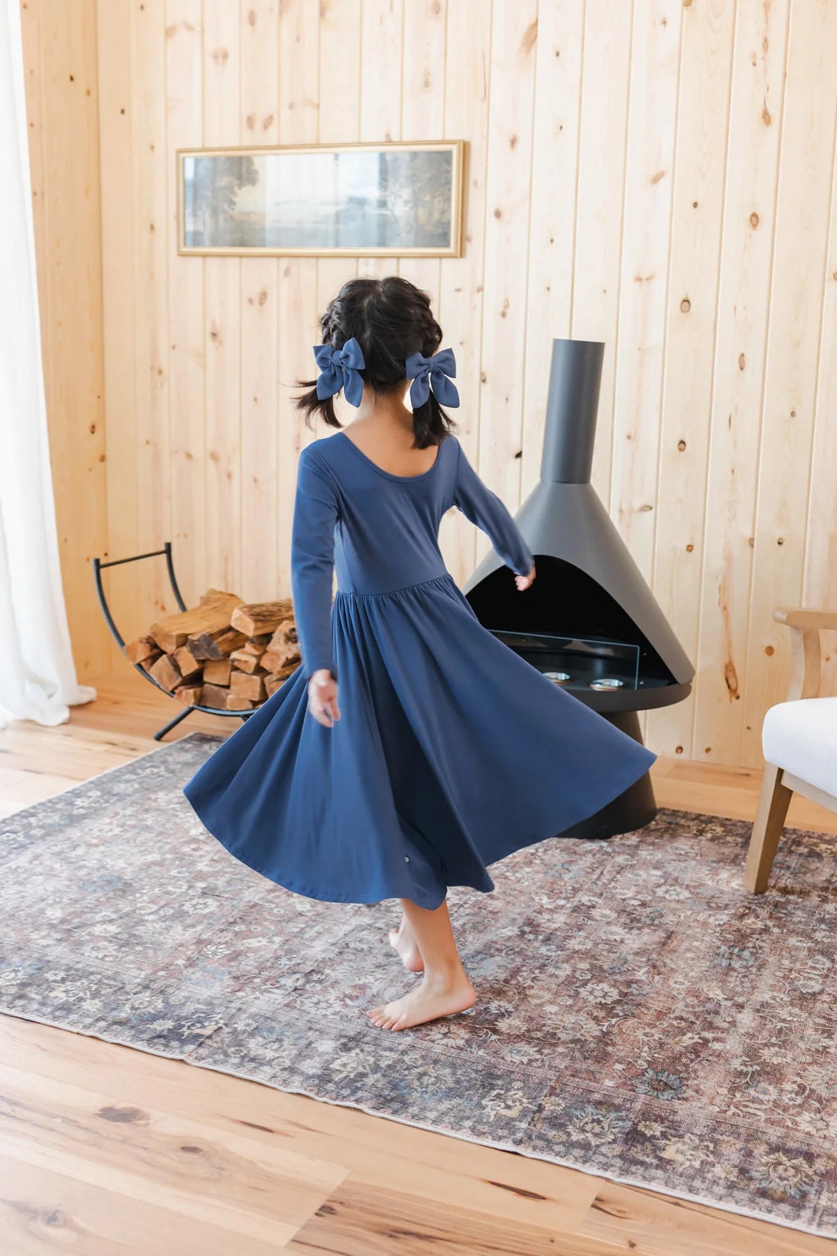 Long Sleeve Twirl Dress