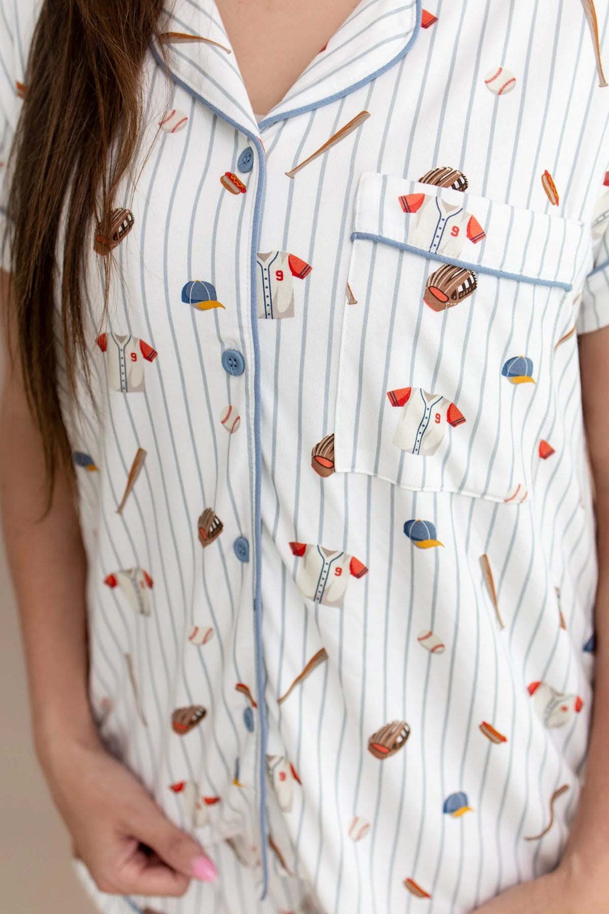 Women's Short Sleeve Pajama Set