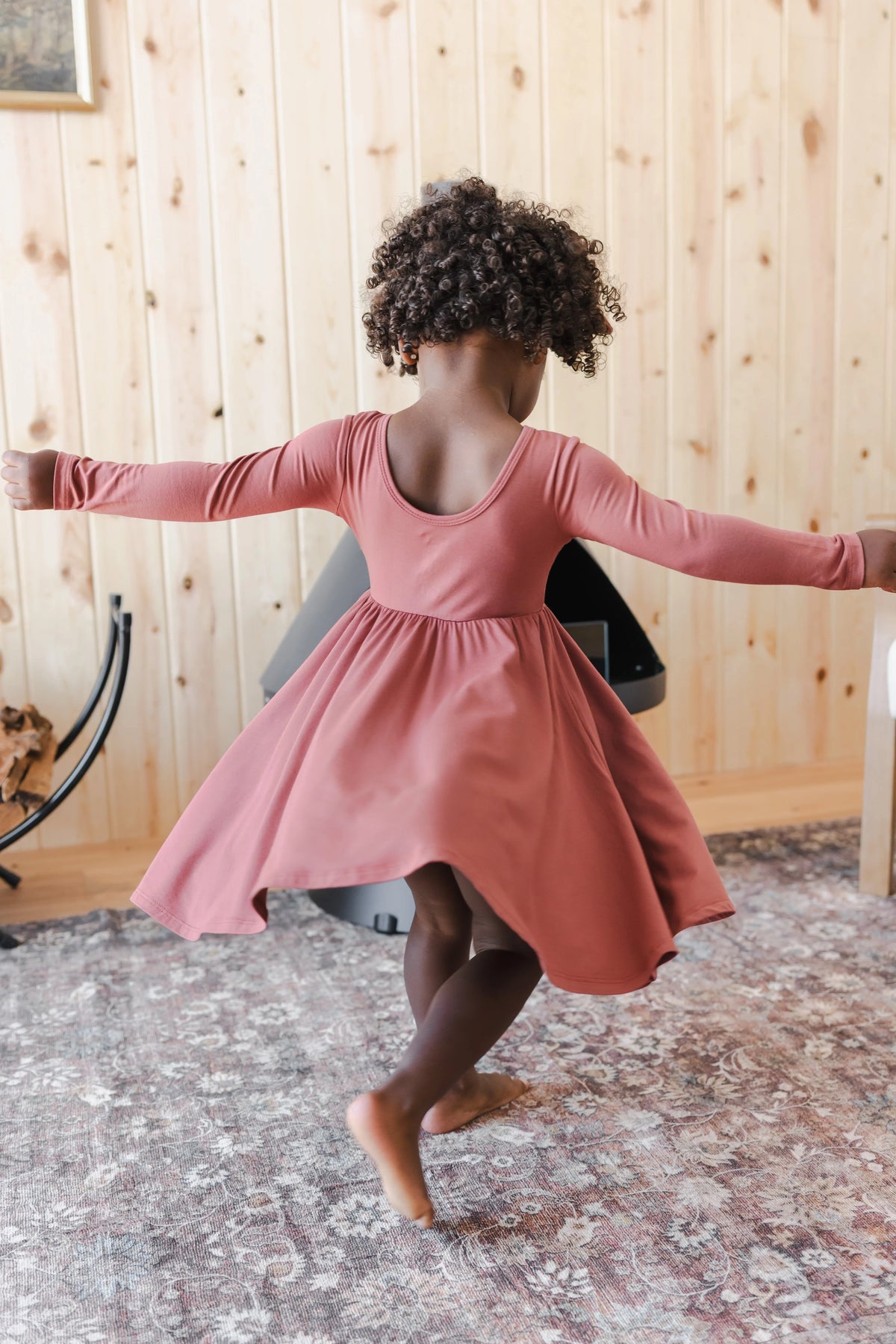 Long Sleeve Twirl Dress