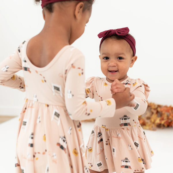 Long Sleeve Twirl Dress
