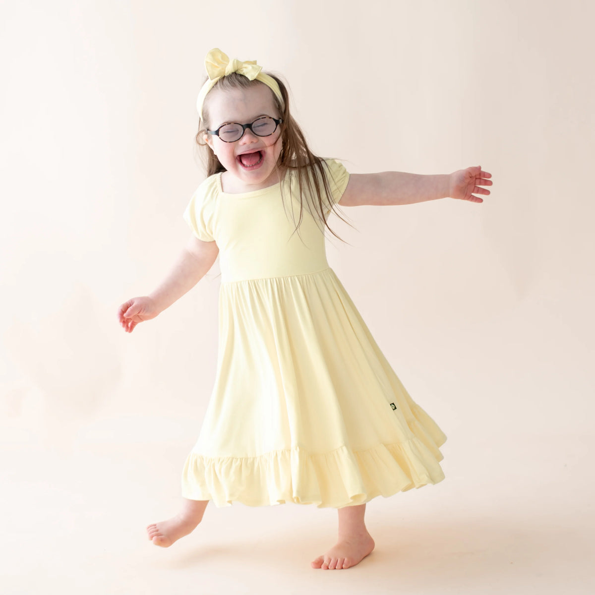 Puff Sleeve Twirl Dress
