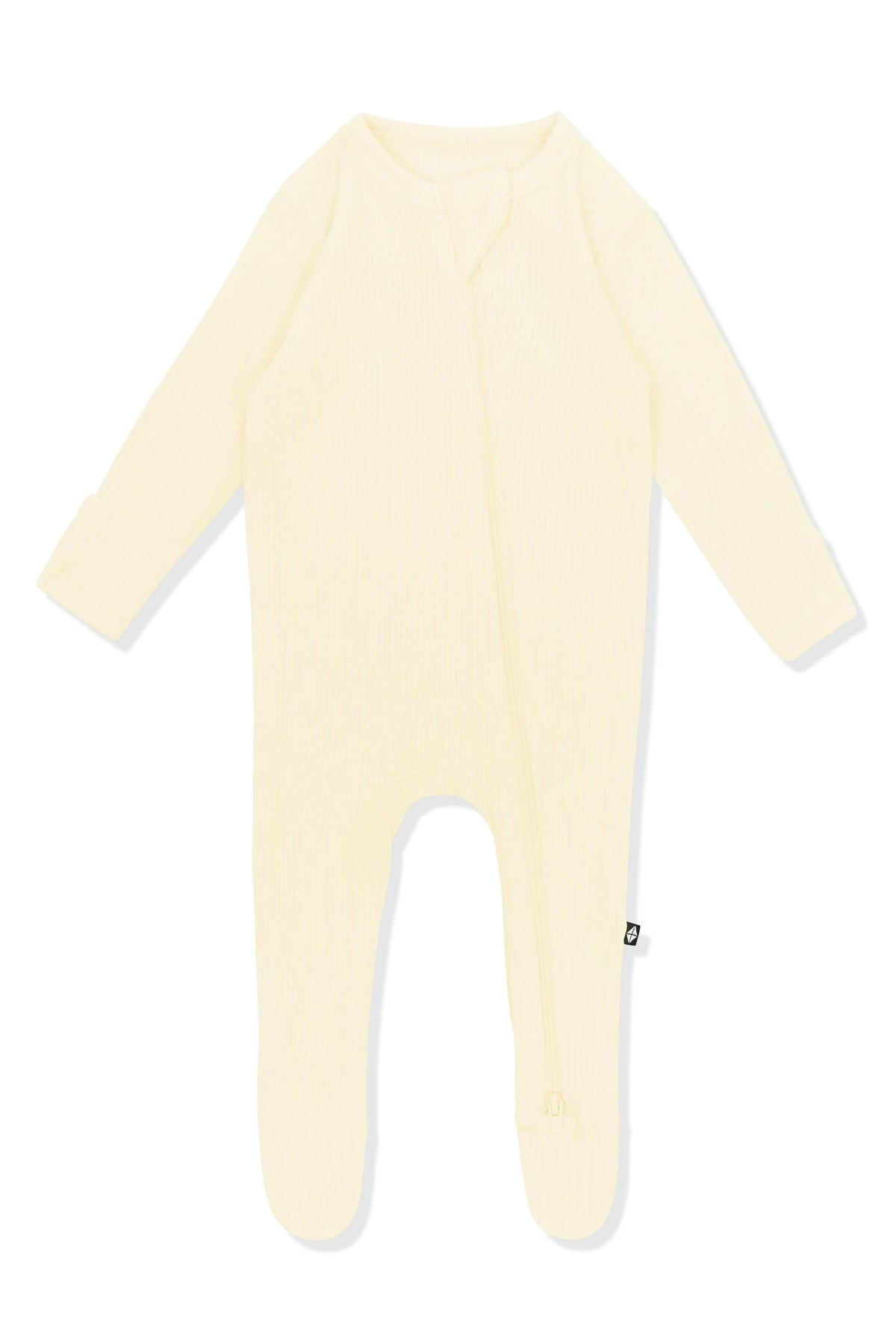 Ribbed Zipper Footie