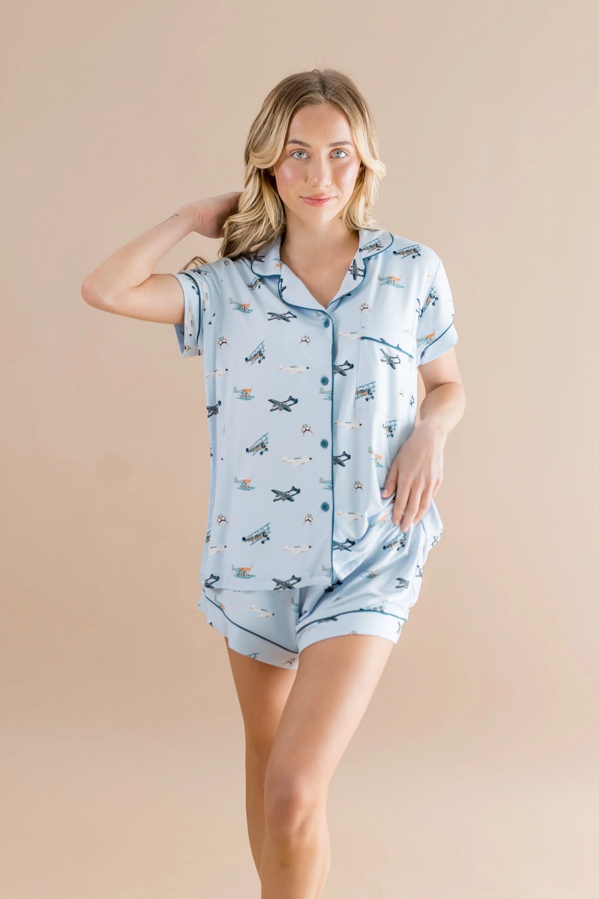 Women's Short Sleeve Pajama Set