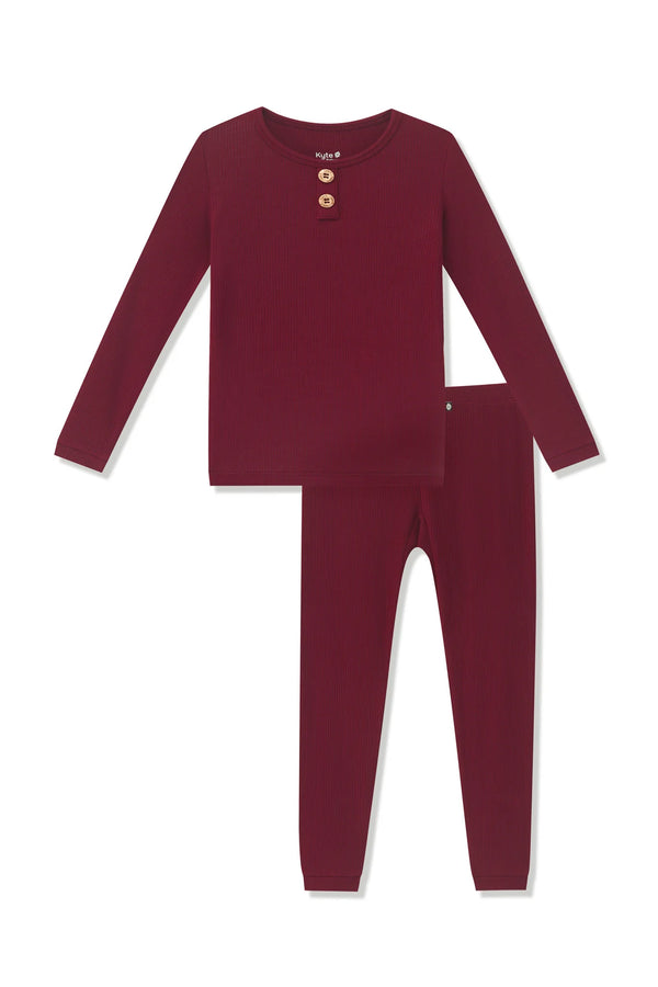 Ribbed Henley Set