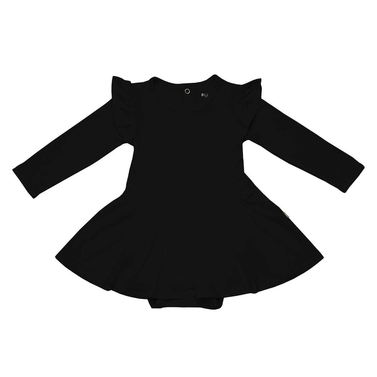 Long Sleeve Twirl Bodysuit Dress