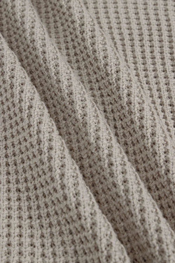 Chunky Knit Women's Waffle Cardigan