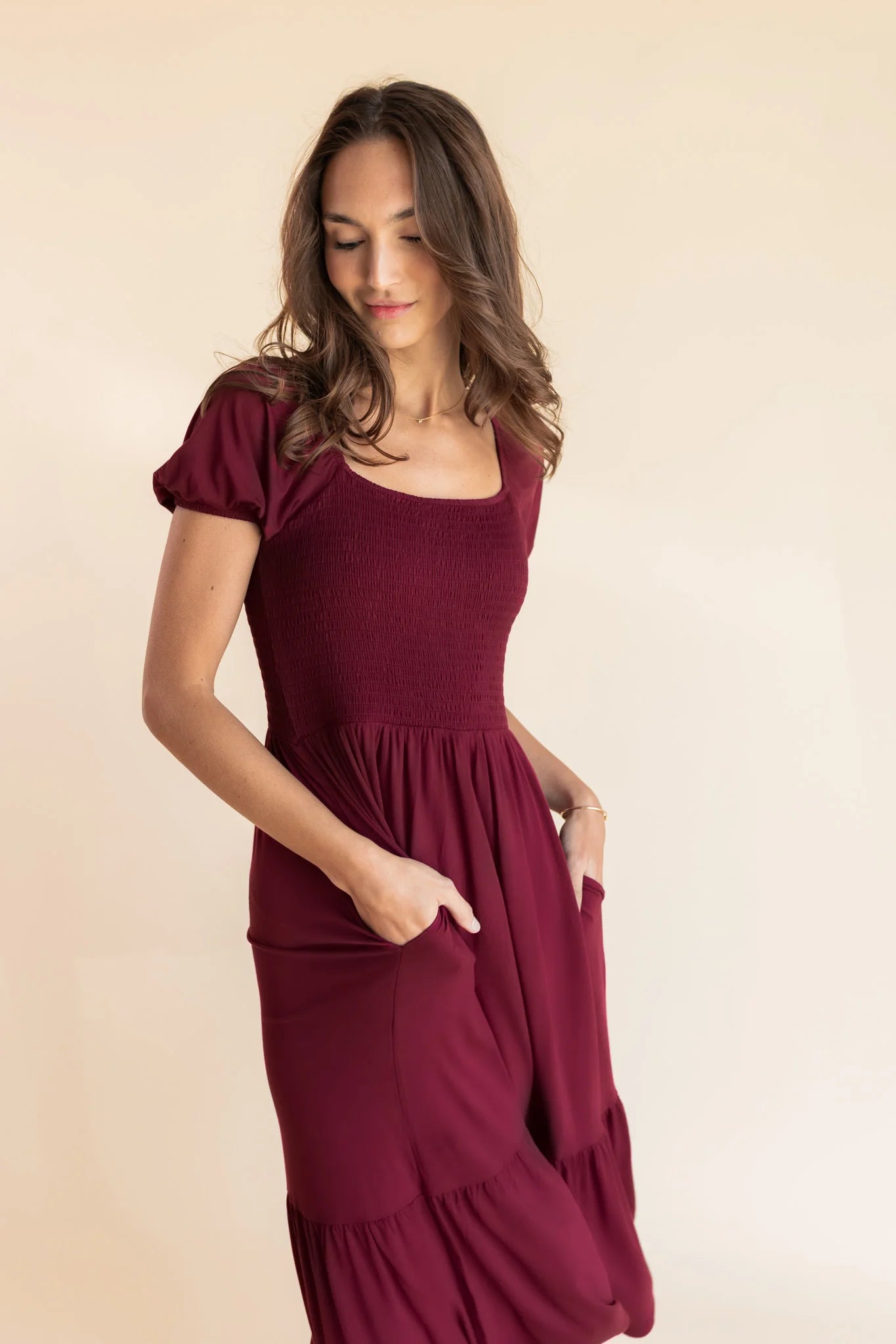 Women’s Smocked Dress Secondary image
