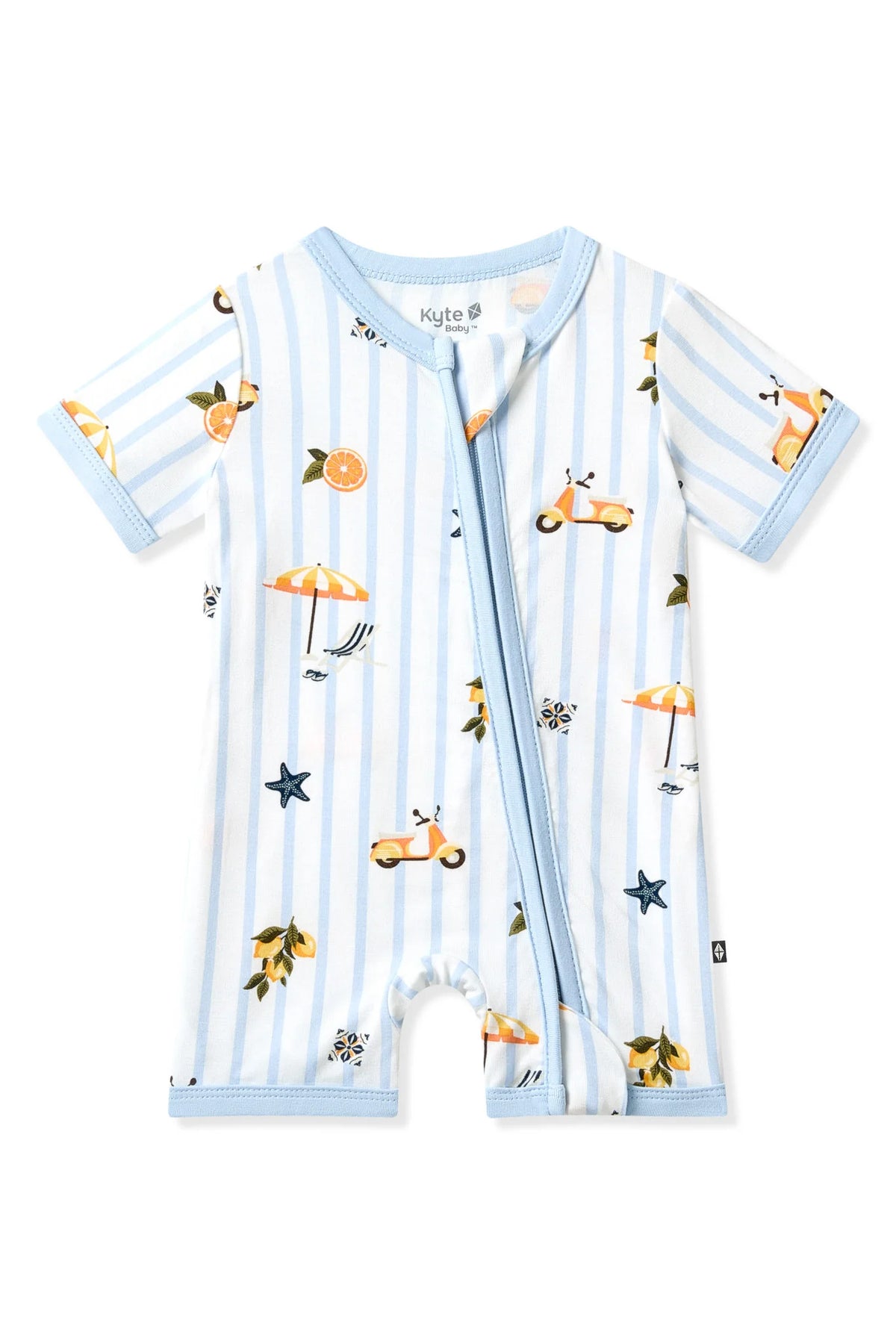Zipper Shortall Romper