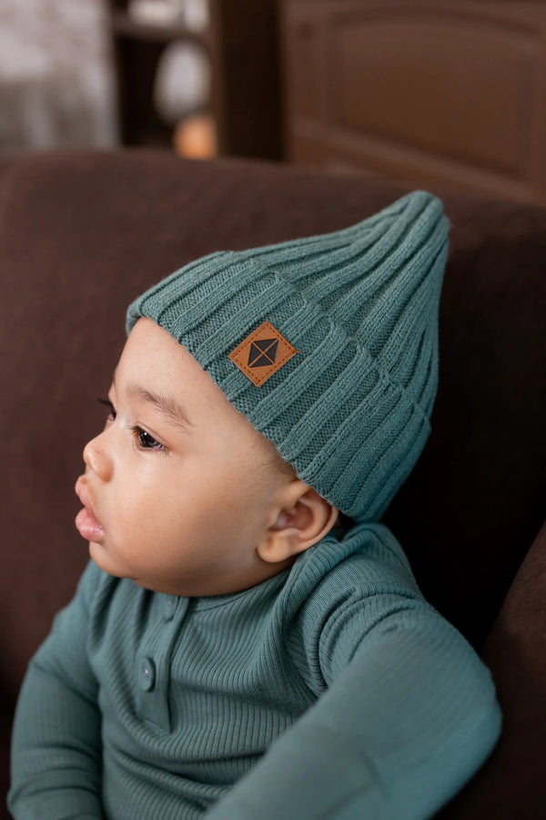 Chunky Knit Ribbed Beanie