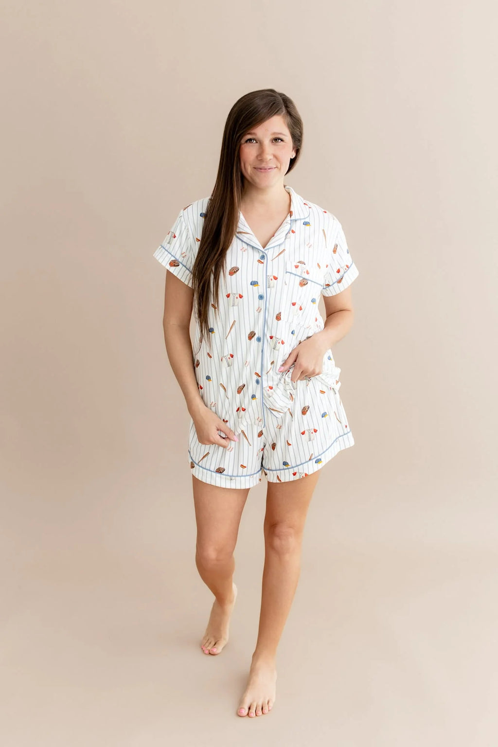 Women's Short Sleeve Pajama Set