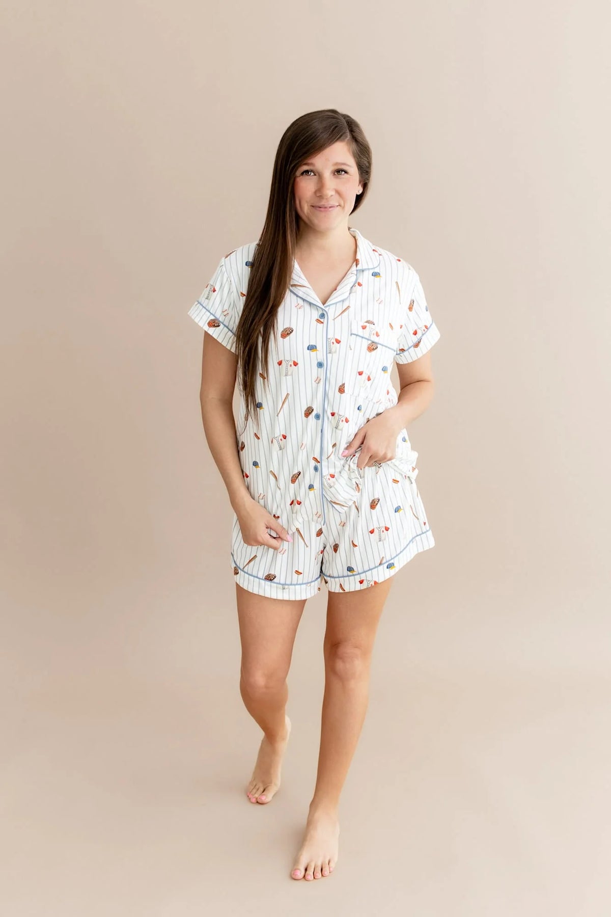Women's Short Sleeve Pajama Set