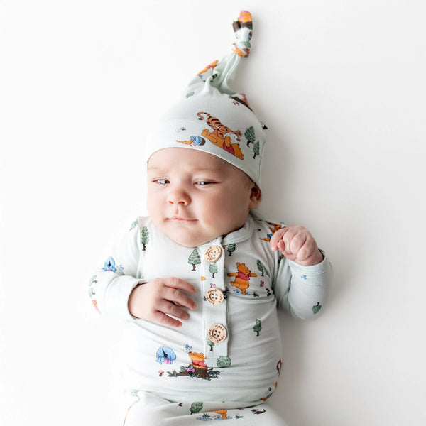 Knotted Day Gown with Hat Set