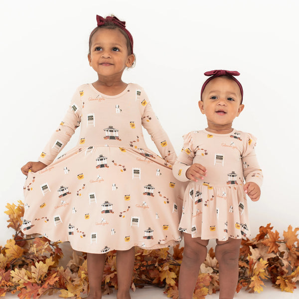 Long Sleeve Twirl Dress