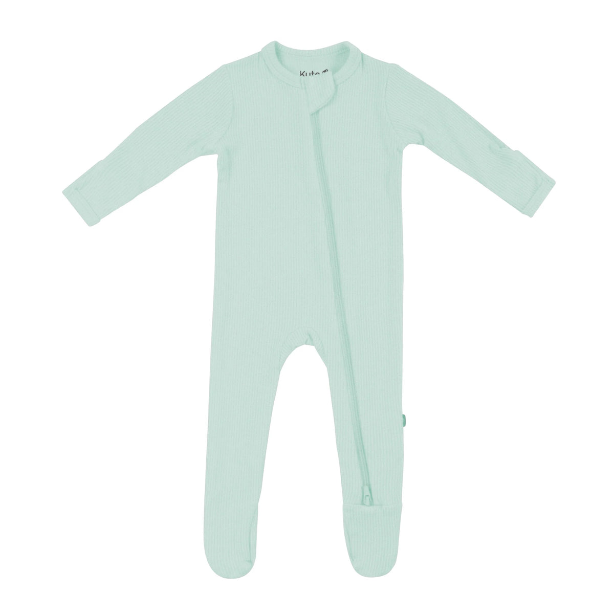Ribbed Zipper Footie