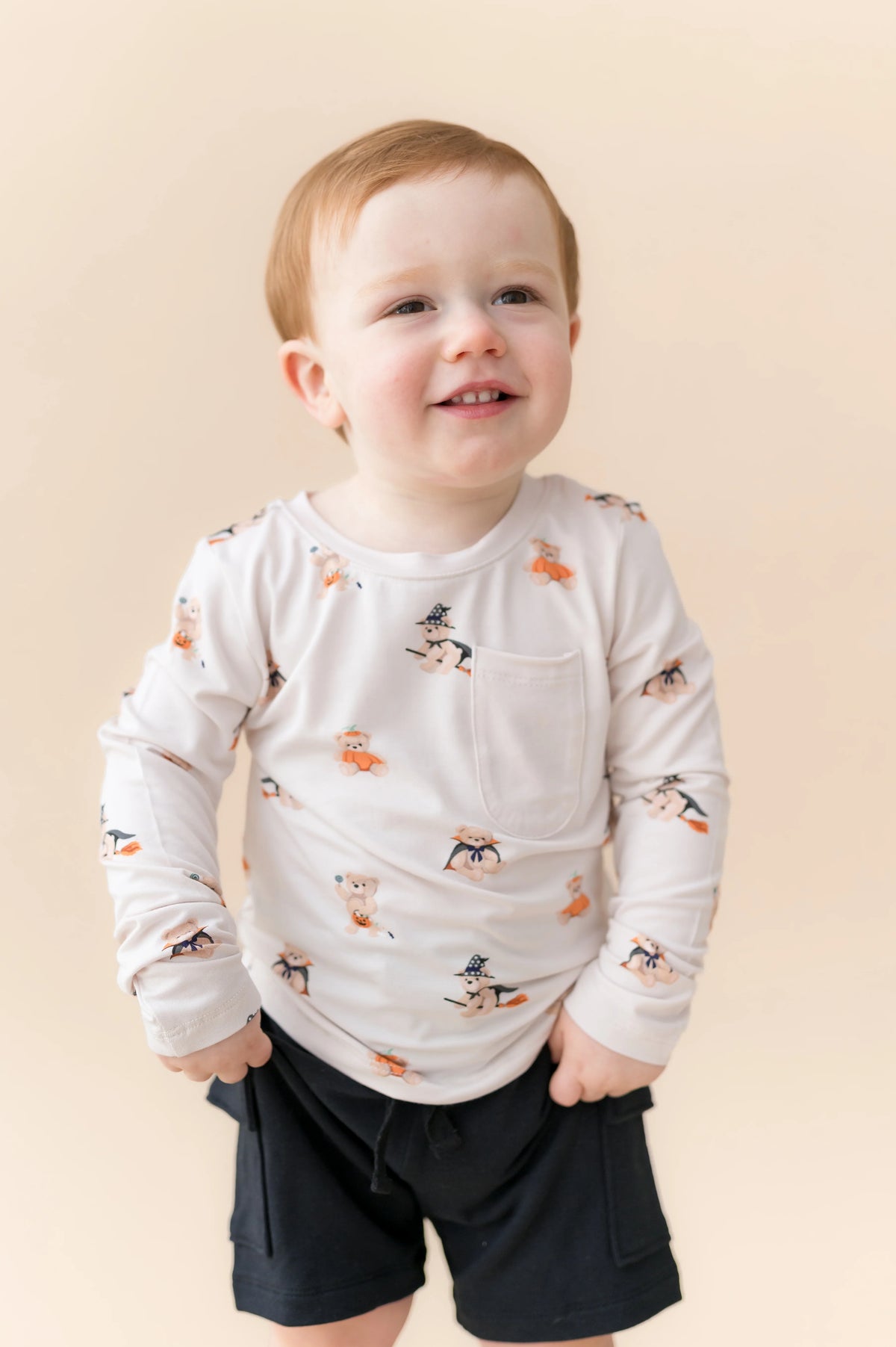 Long Sleeve Toddler Crew Neck Tee