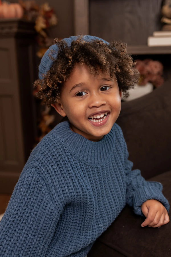 Chunky Knit Ribbed Beanie