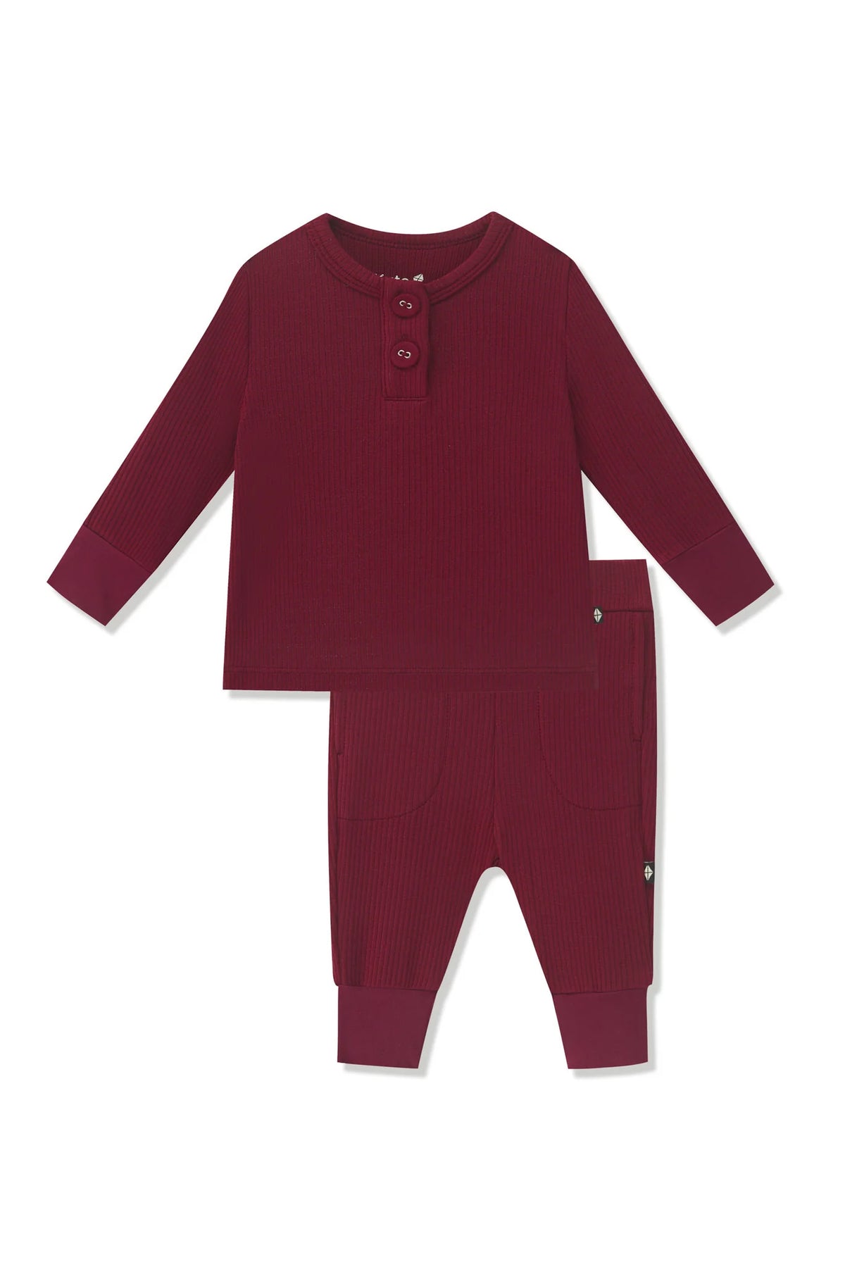 Ribbed Infant Henley Set