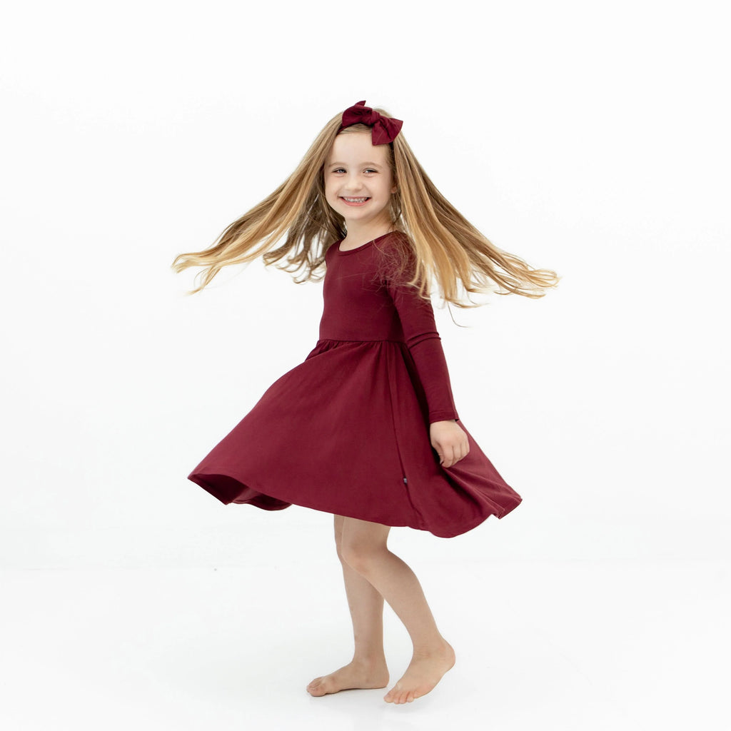 Long Sleeve Twirl Dress