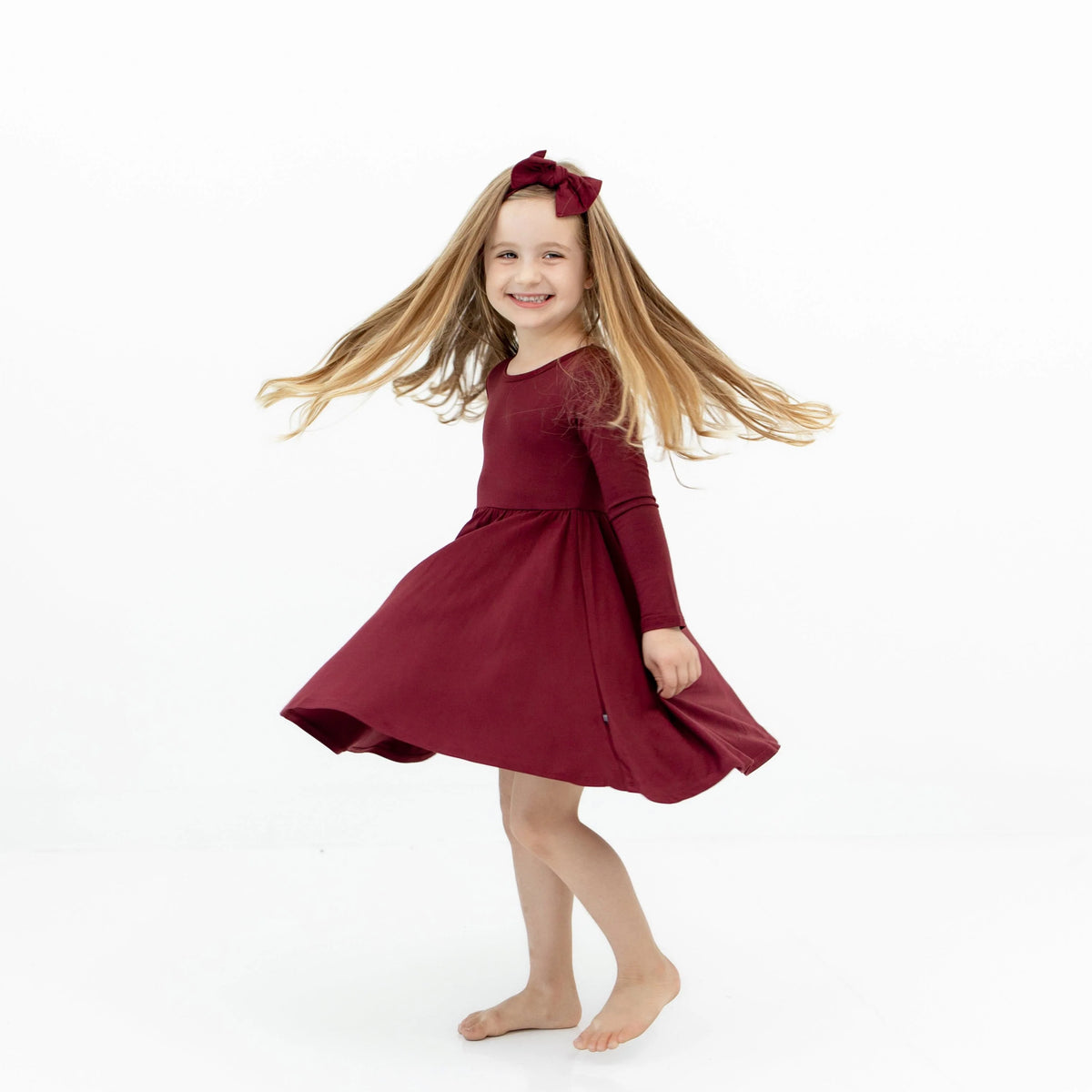 Long Sleeve Twirl Dress