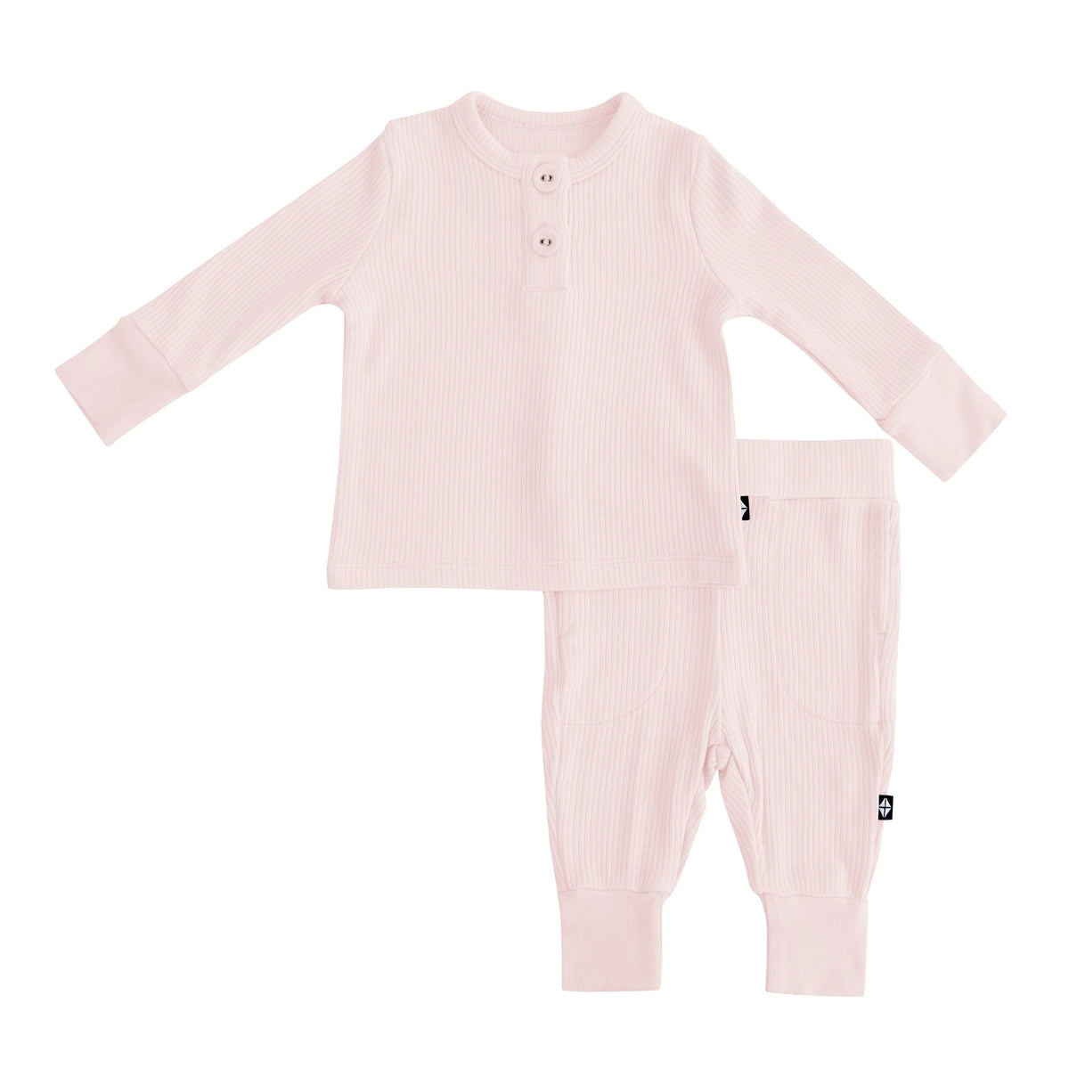 Ribbed Infant Henley Set