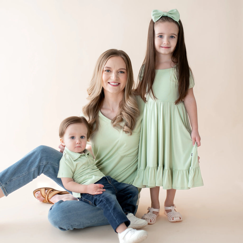 Puff Sleeve Twirl Dress