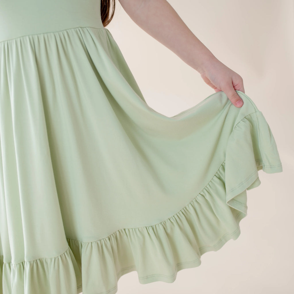 Puff Sleeve Twirl Dress