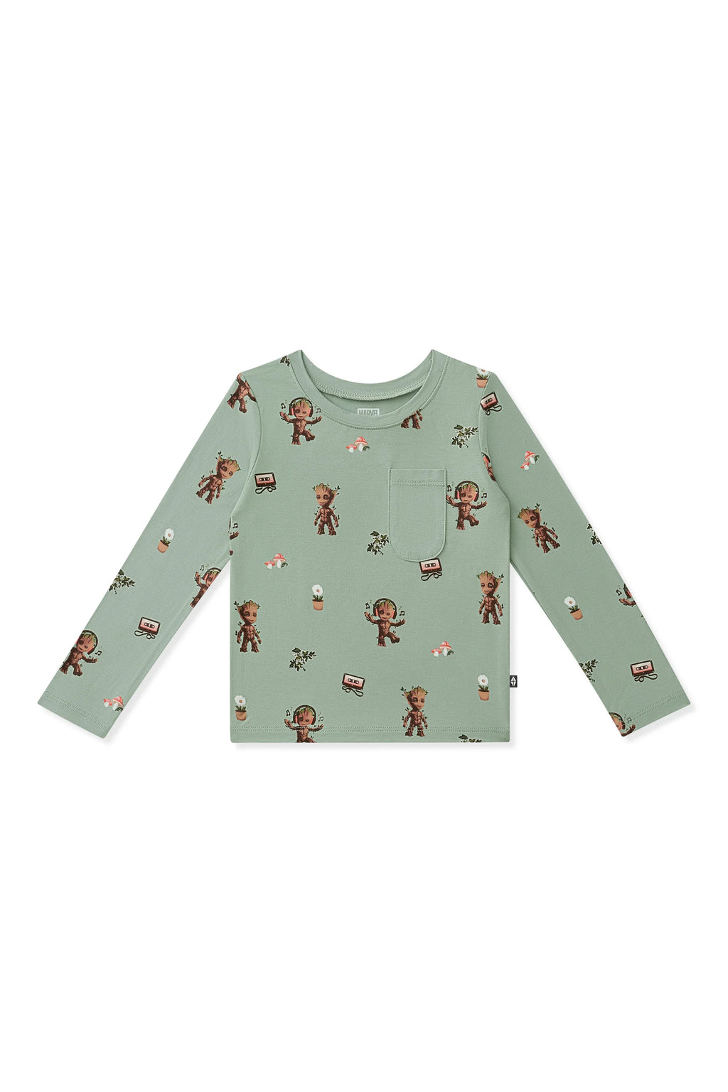 Long Sleeve Toddler Crew Neck Tee
