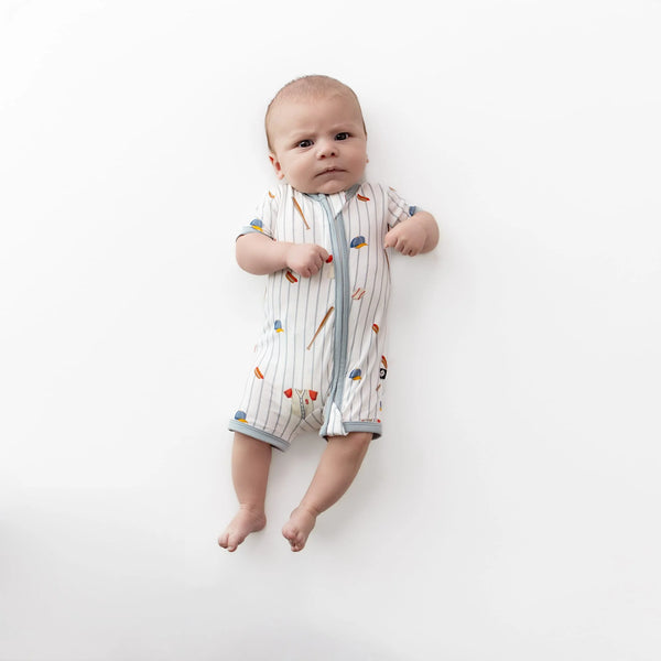 Zipper Shortall Romper