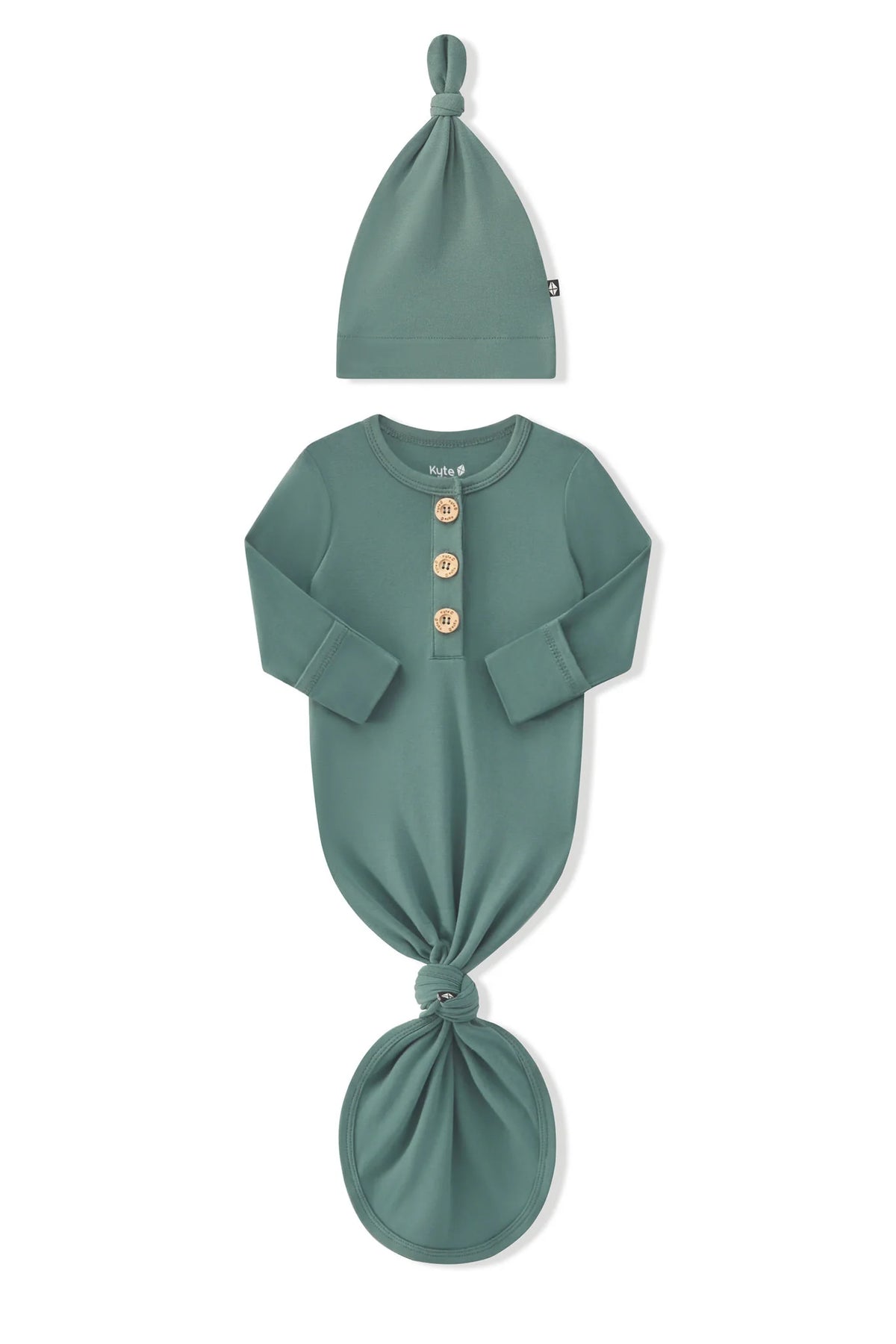 Knotted Day Gown with Hat Set